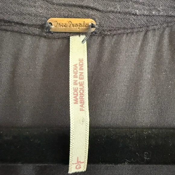 Free People Black Floral Embroidered Mini Dress - Picture 11 of 11